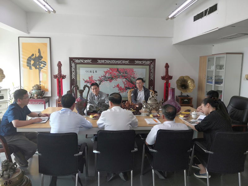 泉山区统战部长李建华一行来乐鱼online（中国）指导党建工作